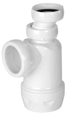 Vandlås til håndvask 1 1/4 40x32 mm ABS, hvid