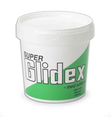 Super Glidex glidemiddel 1 kg plastbøtte